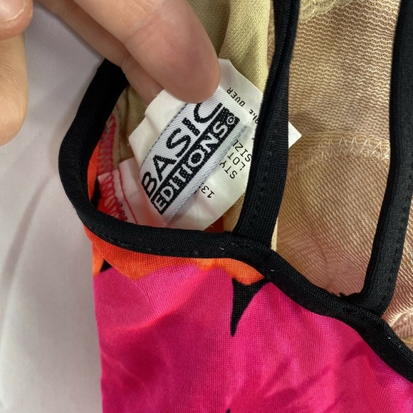 Vintage Basic Editions Swimsuit Floral One Piece Women’s Multicolor SOLD - Picture 5 of 7